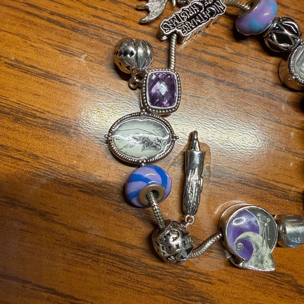 Bradford Exchange Disney Tim Burton's Nightmare Before Christmas Bracelet Loose - Picture 6 of 10